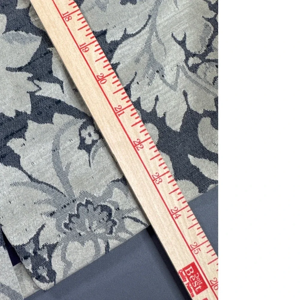 Criscione New York Vintage 80s Floral Damask Tapestry Skirt Grey Silver Sz M USA